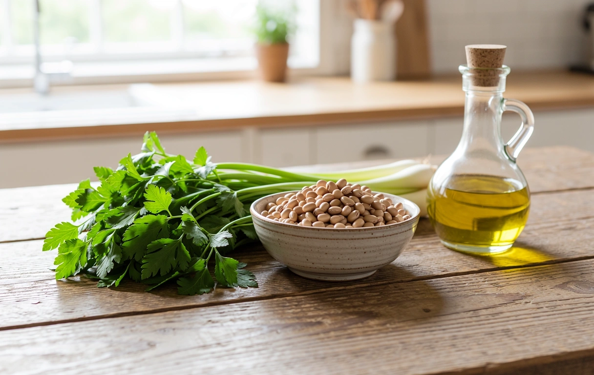 Ingrédients frais et naturels pour une cuisine équilibrée